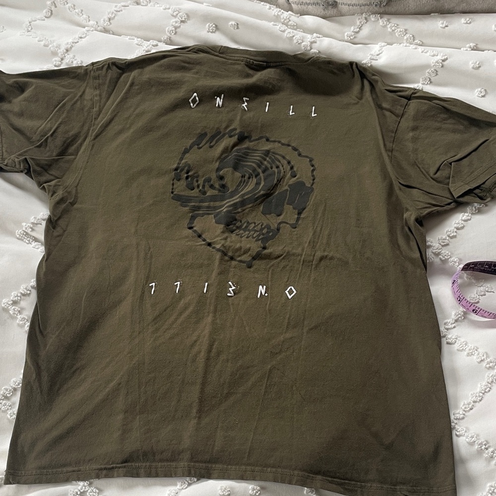 O'Neill Olive Green Skull Graphic Tee